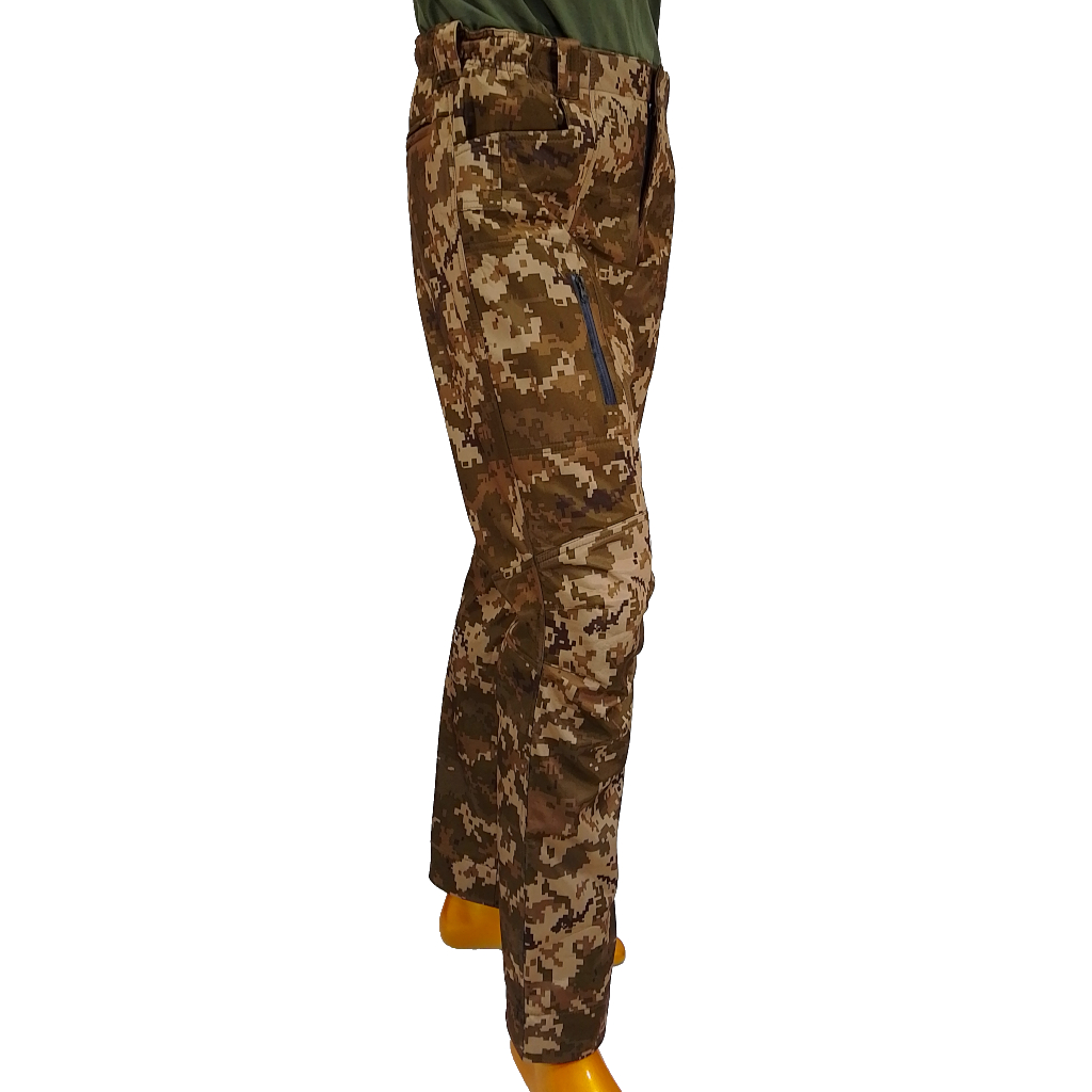 Штаны ВСУ осенние пиксель ММ14 softshell флис