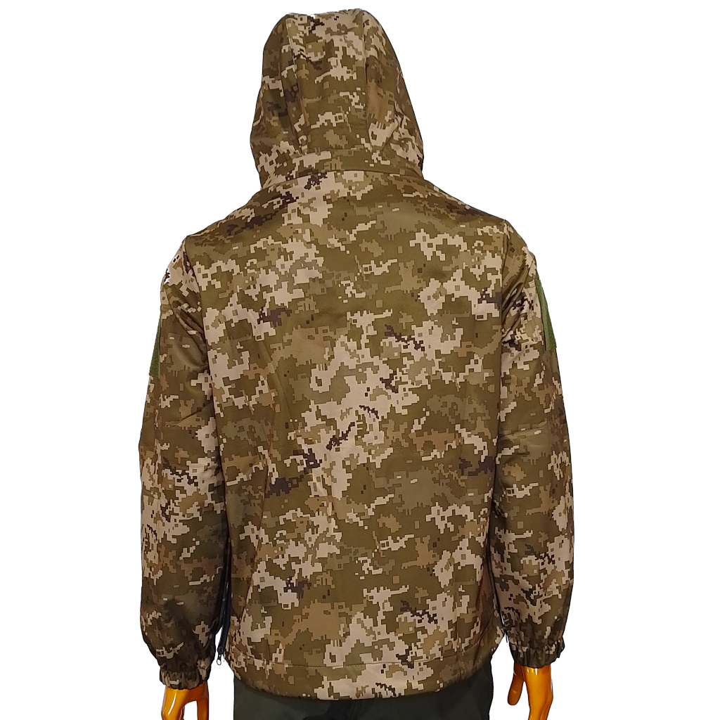 Куртка ВСУ осенняя пиксель ММ14 softshell флис 60-62