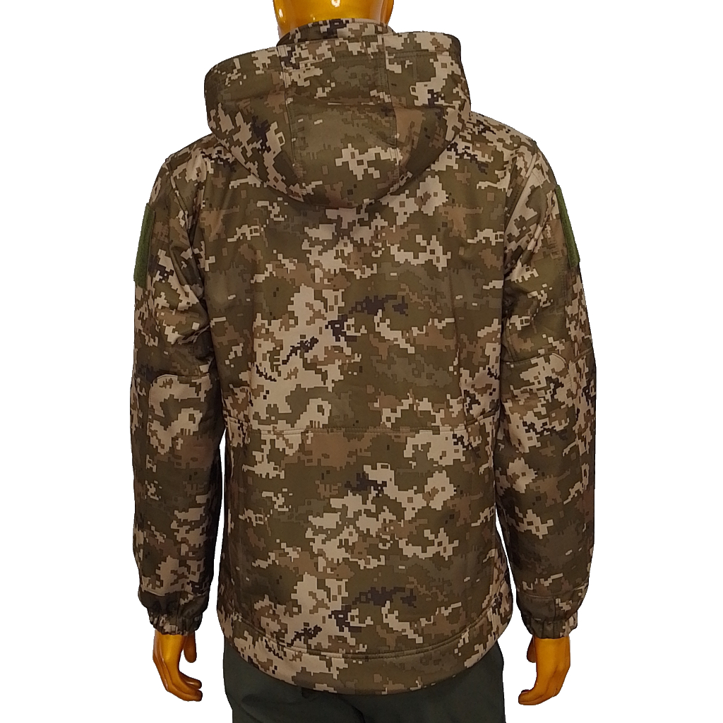 Куртка ЗСУ осіння піксель ММ14 тип-2 softshell фліс 56-58