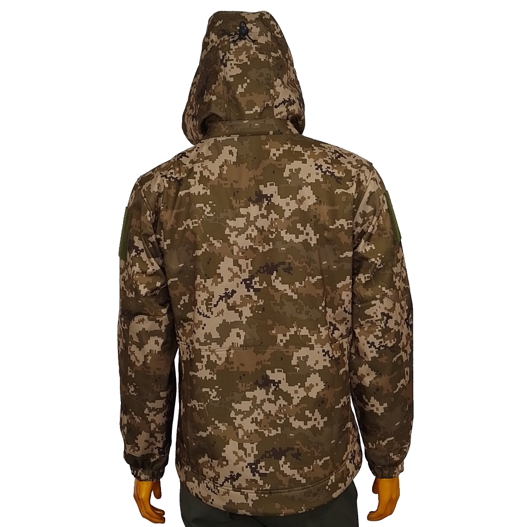 Куртка ЗСУ осіння піксель ММ14 тип-2 softshell фліс 56-58